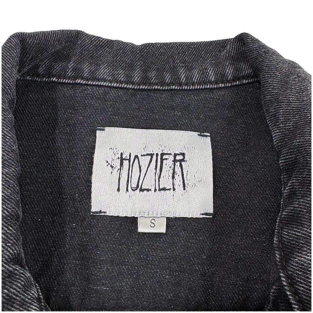 Hozier Lost in a Haze Black Denim Jacket Unisex Size S Unreal Unearth Tour EUC - Picture 5 of 9